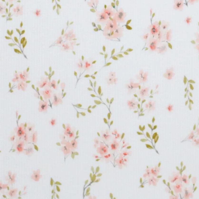 Rib Jersey Blumen rosa - elli&else