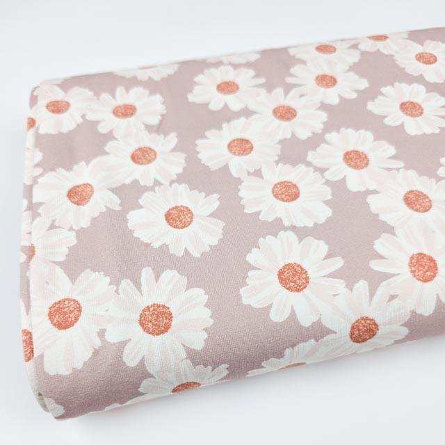 Jersey Blumen Marigold | Family Fabrics - Stoff bei elli&else
