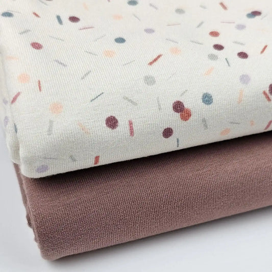 Jersey Konfetti bunt | Family Fabrics - Stoff bei elli&else