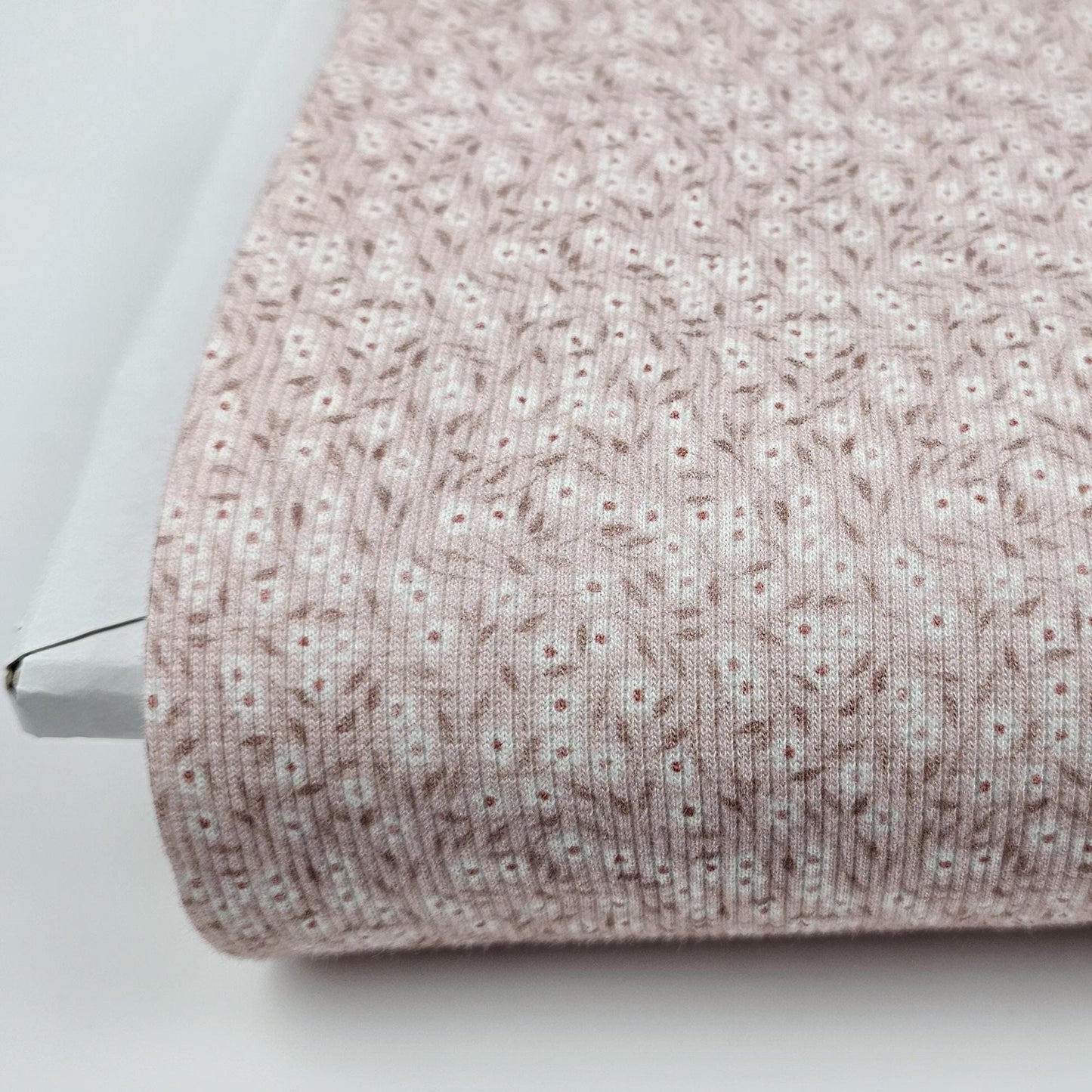 Rib Jersey Petit Fleurs rose - elli&else