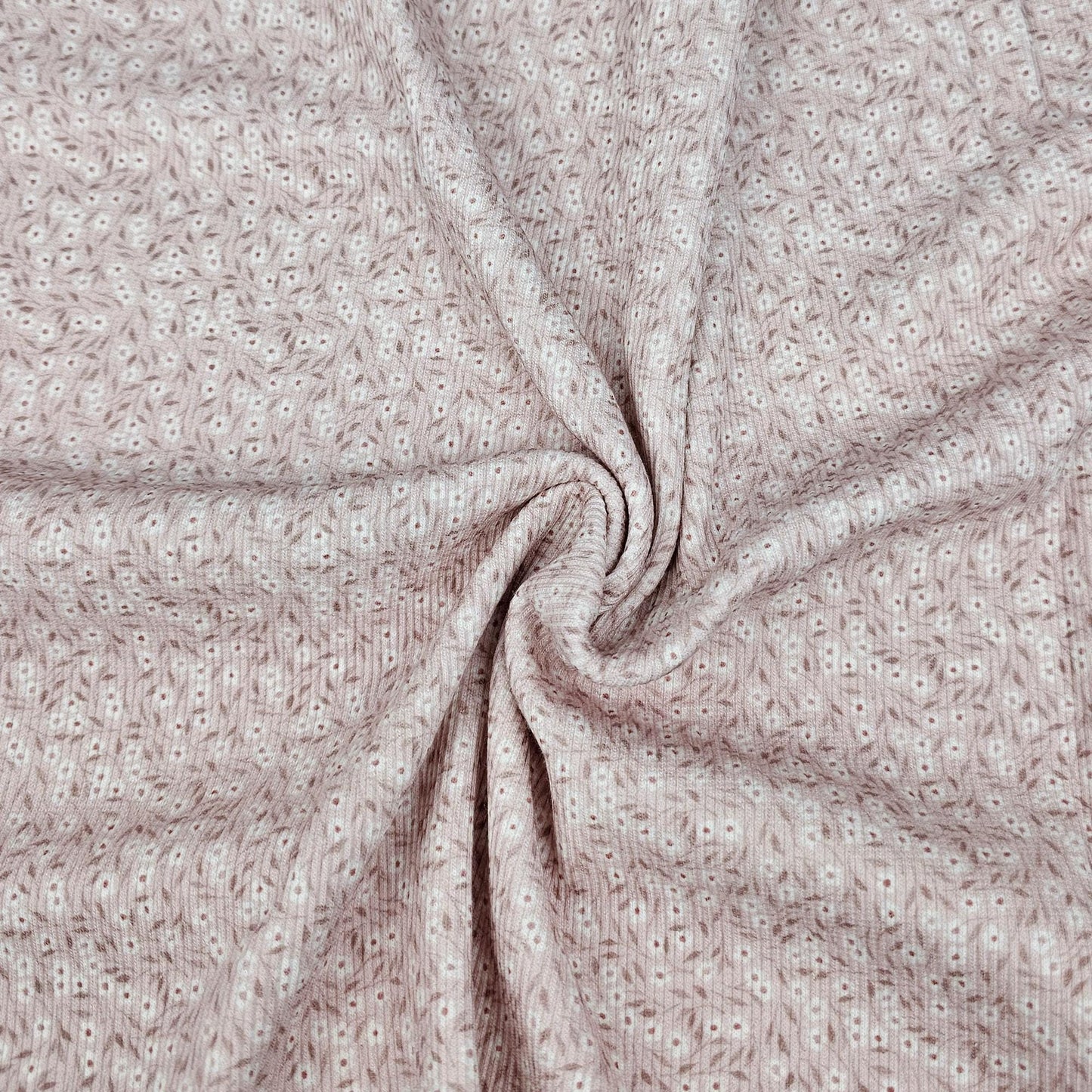 Rib Jersey Petit Fleurs rose - elli&else