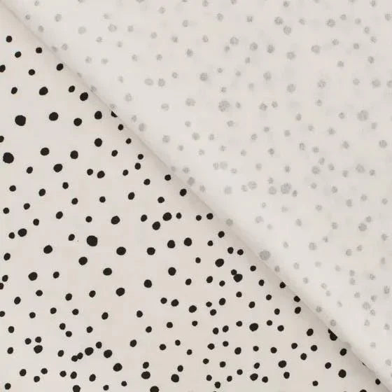 Jersey Punkte schwarz weiß - elli&else