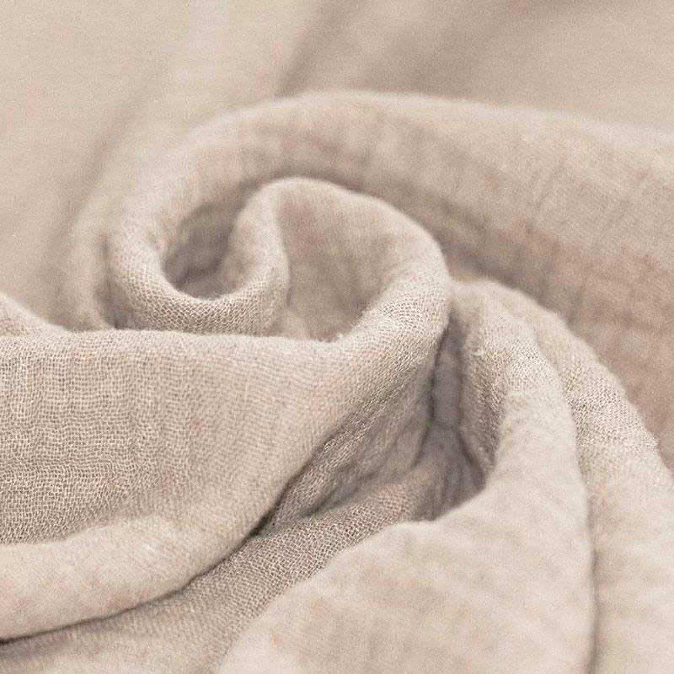 Musselin Seerose beige - Stoff bei elli&else
