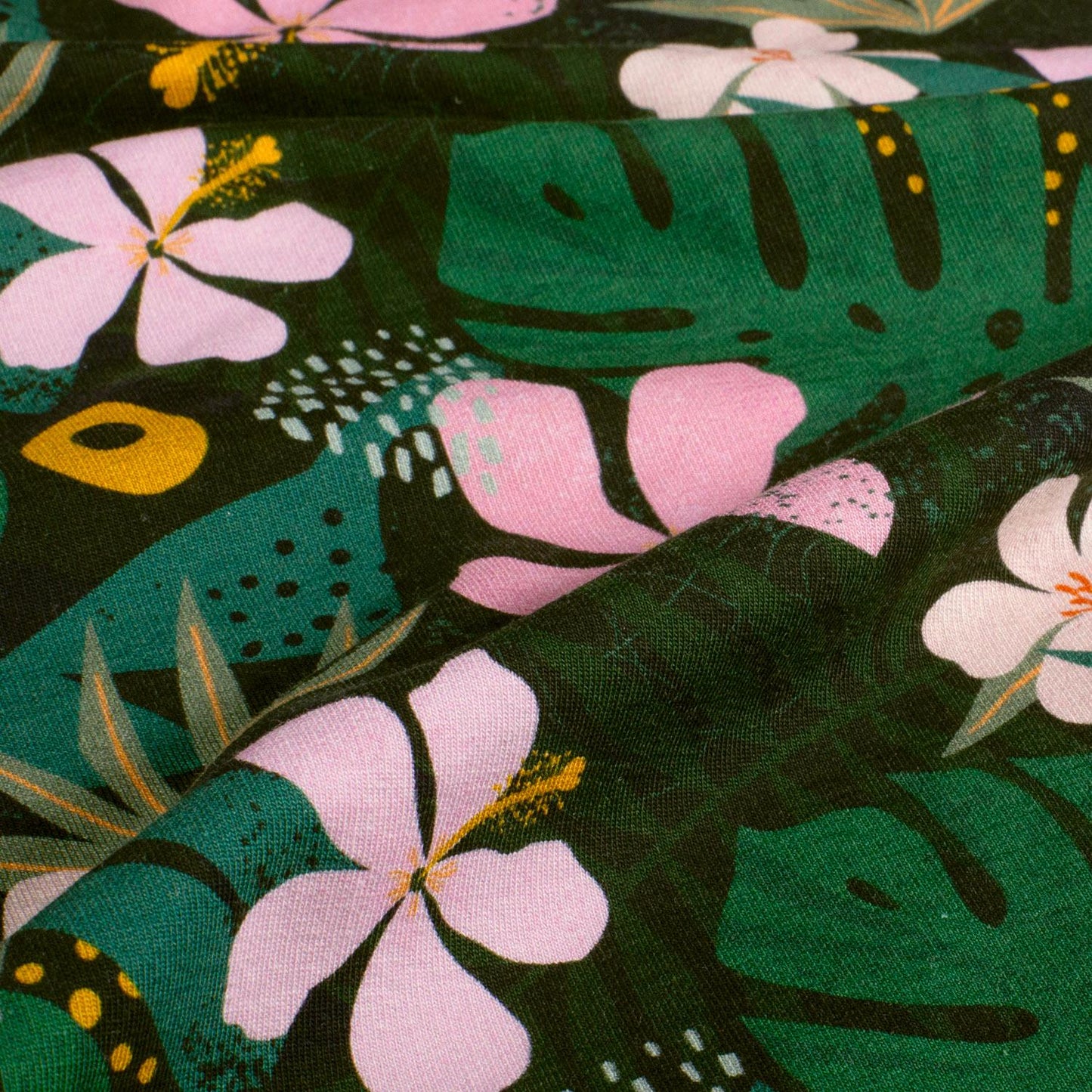 French Terry Blumen Jungle Flowers - elli&else