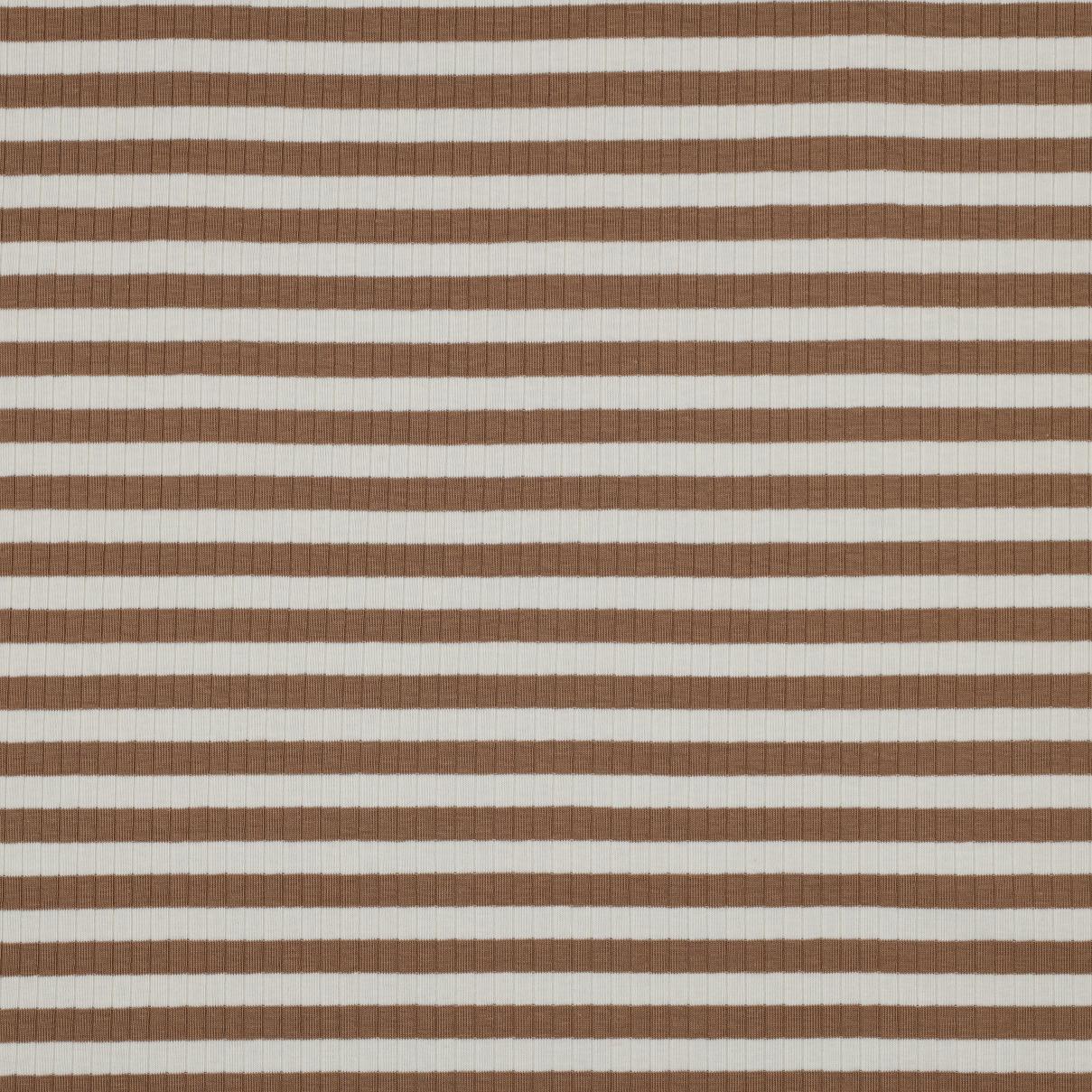 Rib Jersey Streifen zimt - elli&else
