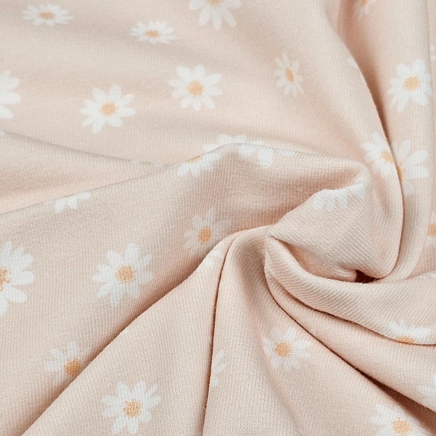 Jersey Gänseblümchen soft rosa - elli&else