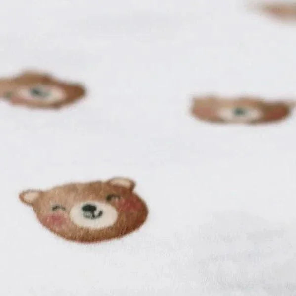 Musselin Bären ecruweiß