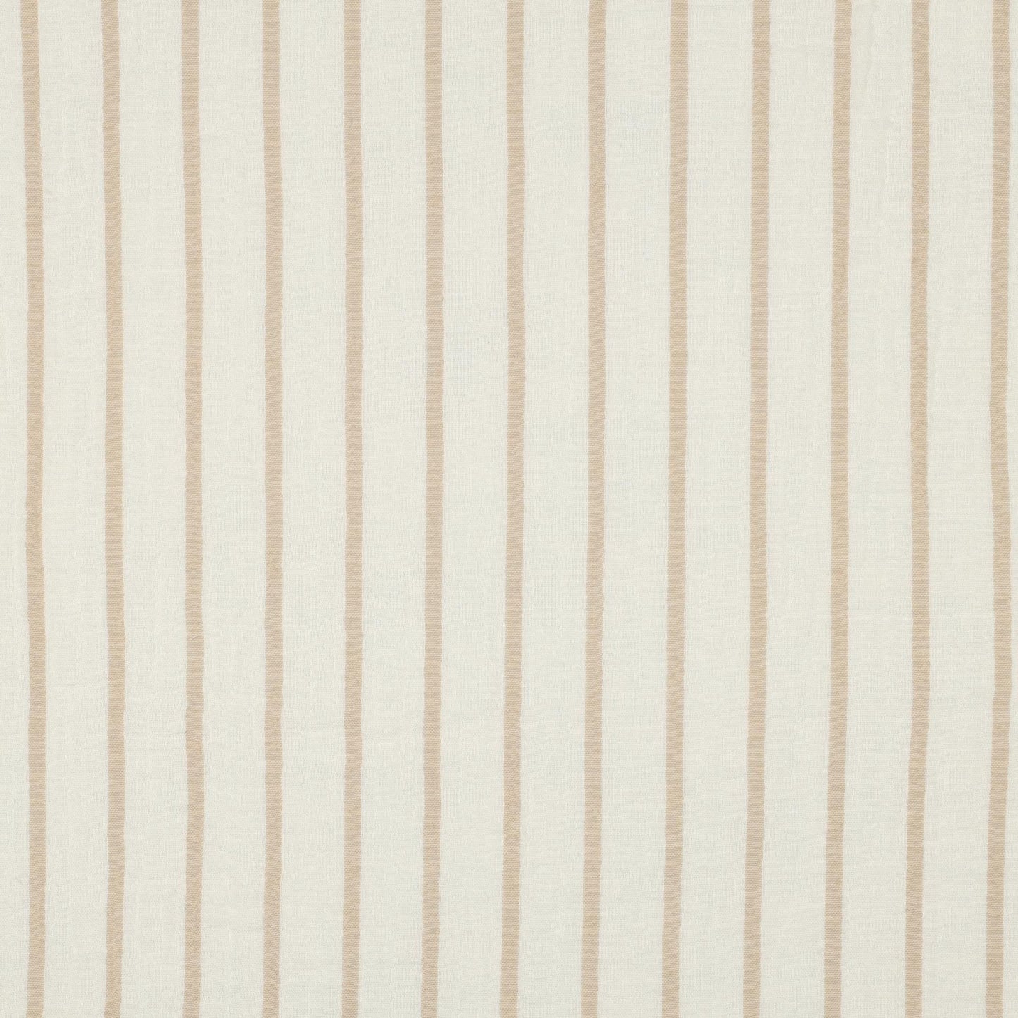Musselin Streifen beige