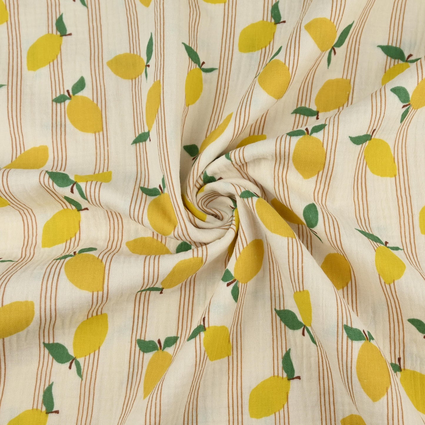 Musselin Zitronen & Streifen - elli&else