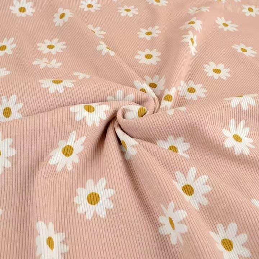 Bio Rib Jersey Daisy