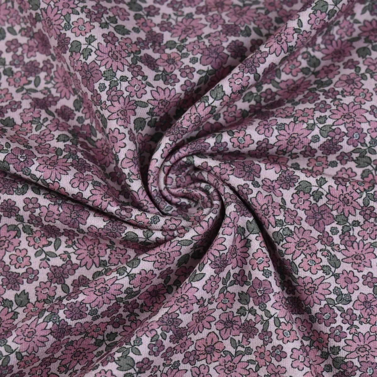 Jersey kleine Blumen rosé