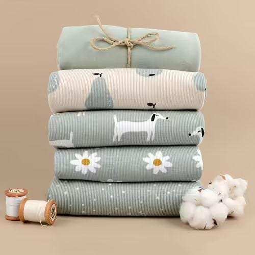 Bio Rib Jersey Birnen salbei