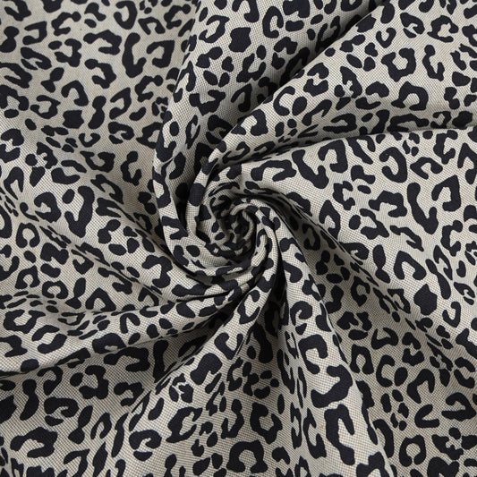 Canvas Stoff Leo-Print