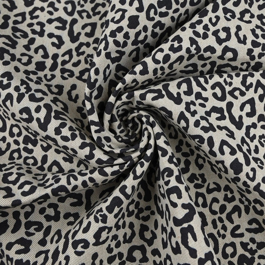 Canvas Stoff Leo-Print