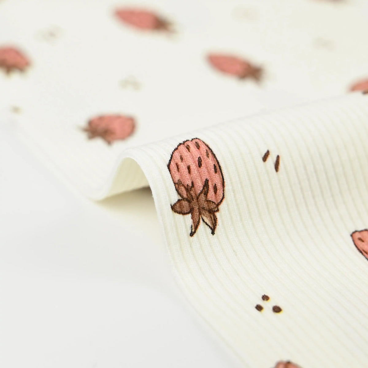 Rib Jersey Erdbeeren