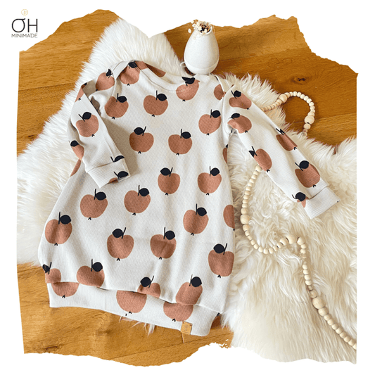 Bio Rib Jersey Apfel von Tygdrömmar - elli&else