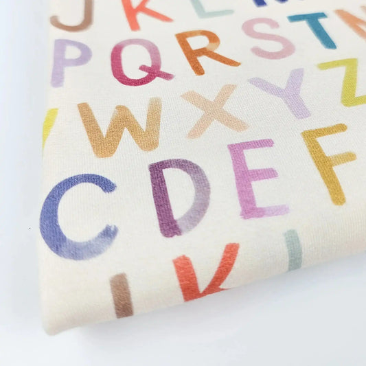 Jersey ABC | Family Fabrics - Stoff bei elli&else