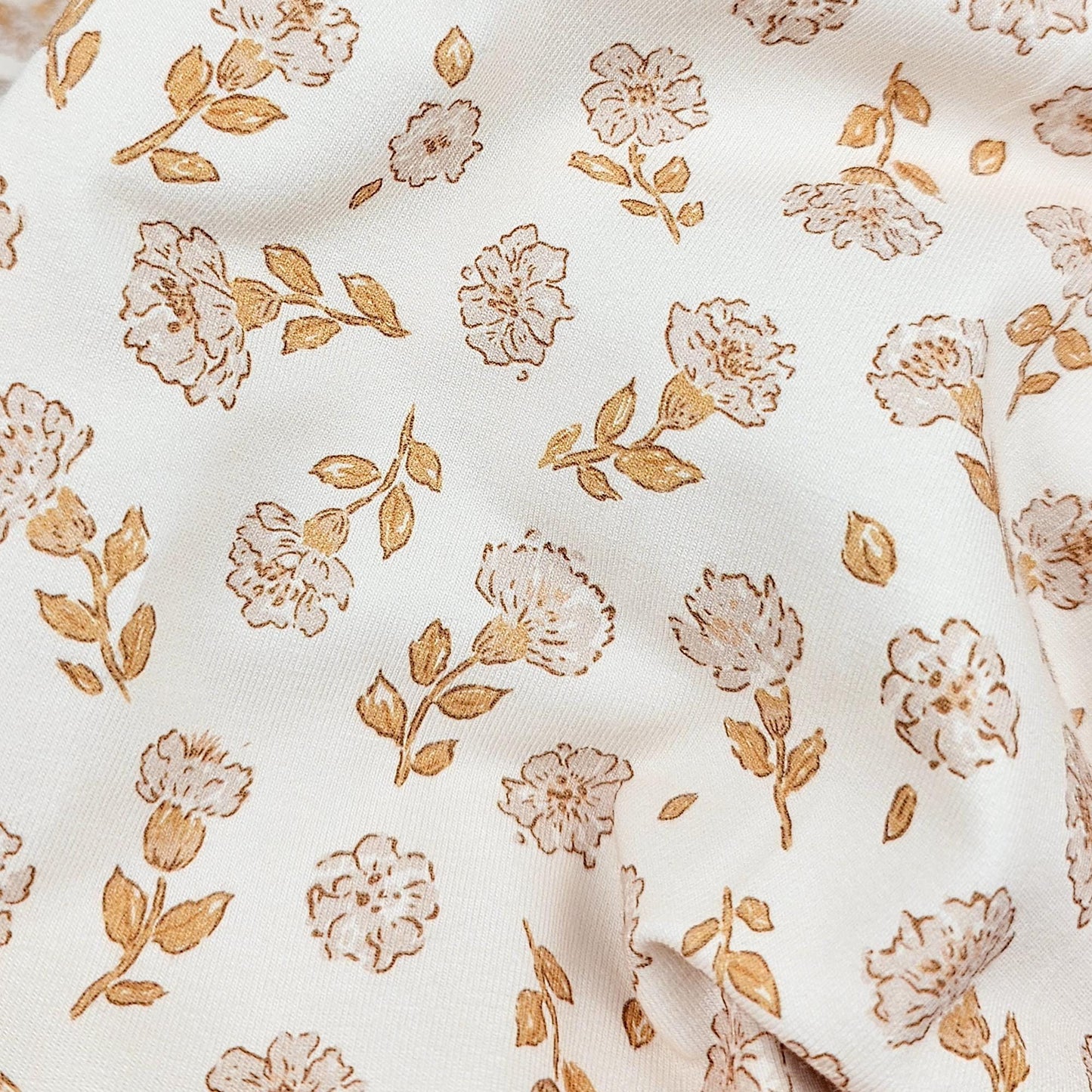 Jersey Nelken beige Meterware - elli&else