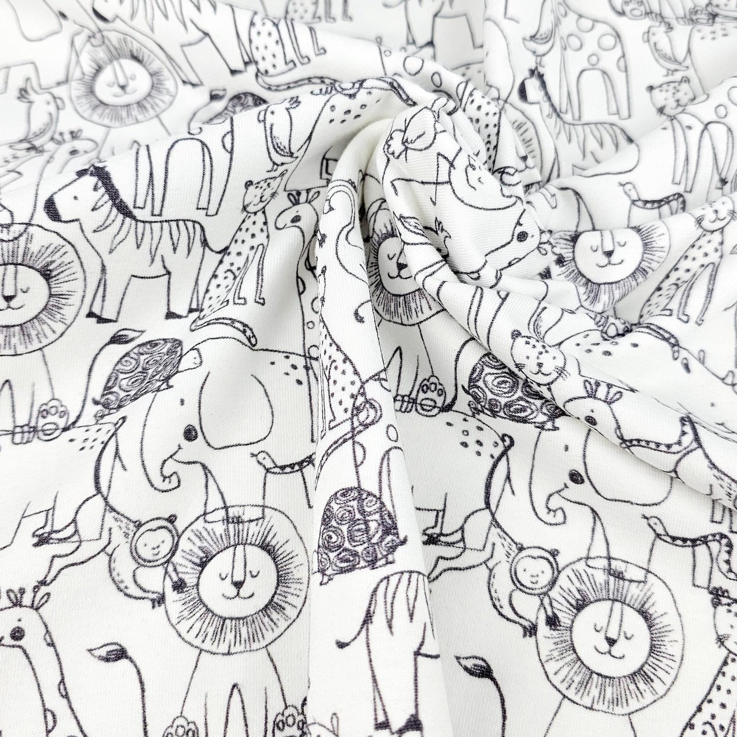 Jersey Safari Tiere Meterware - elli&else