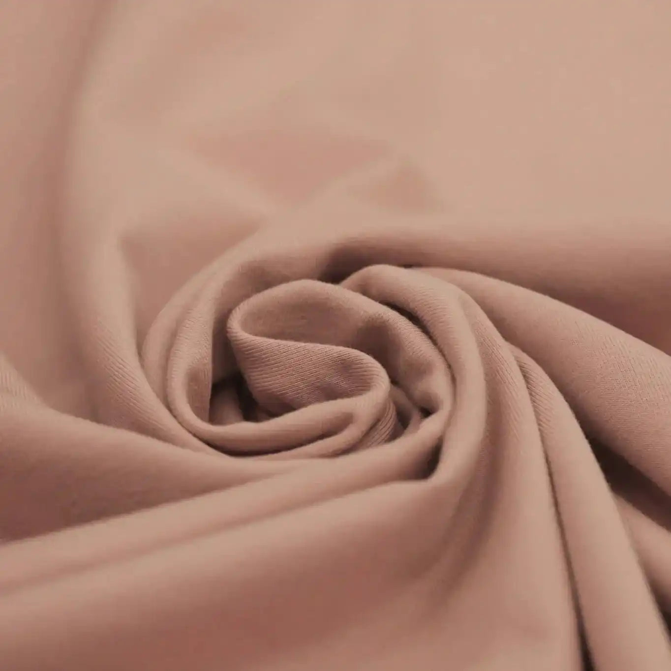 Jersey uni dusty rosé - Stoff bei elli&else