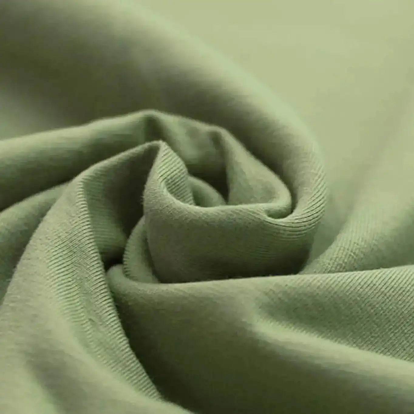 Jersey uni oliv - Stoff bei elli&else