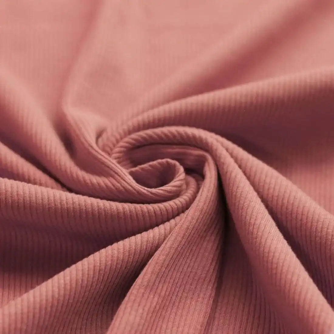 Rib Jersey lehmrosa - Stoff bei elli&else