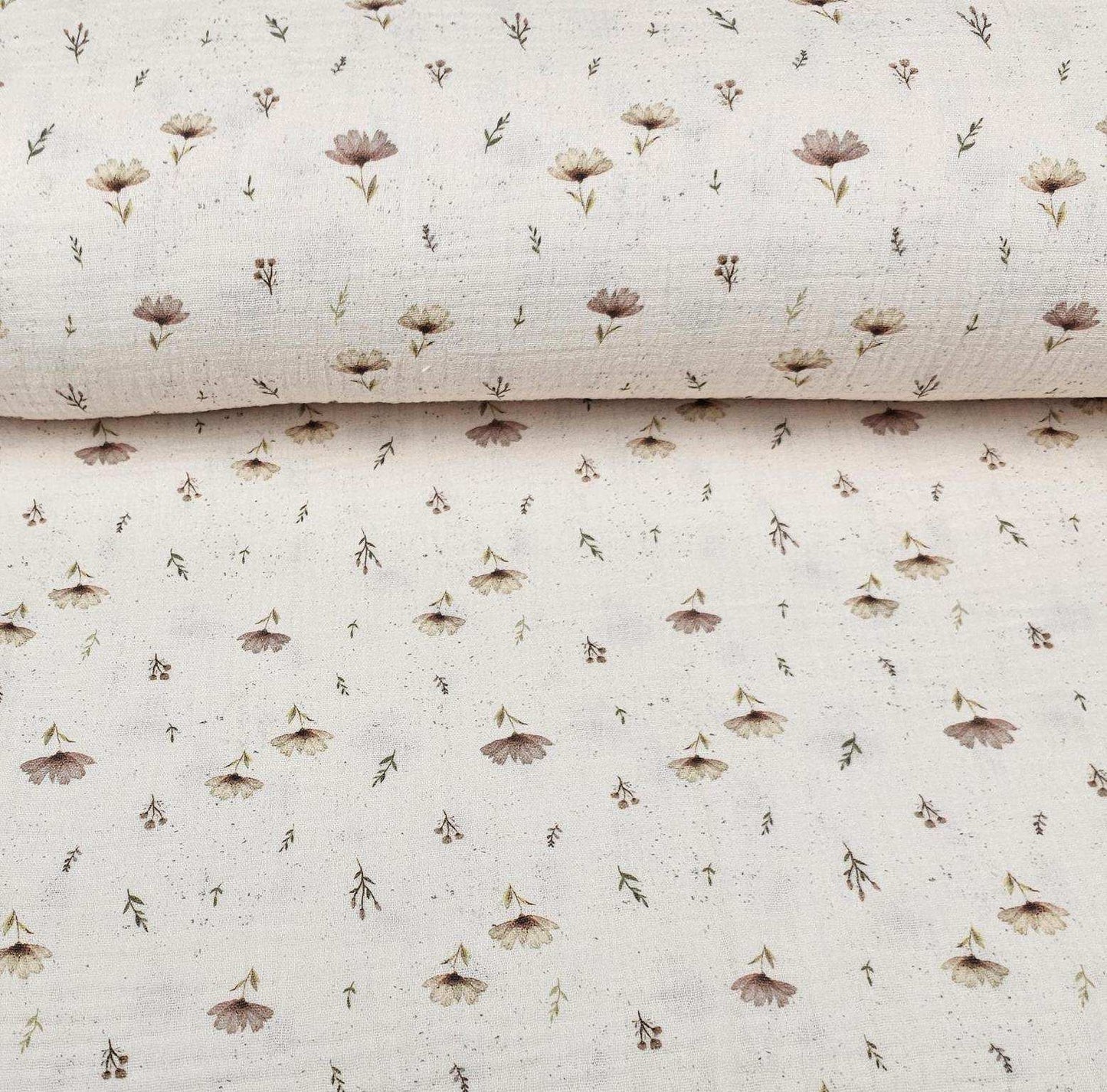 Musselin Boho Flowers - Stoff bei elli&else