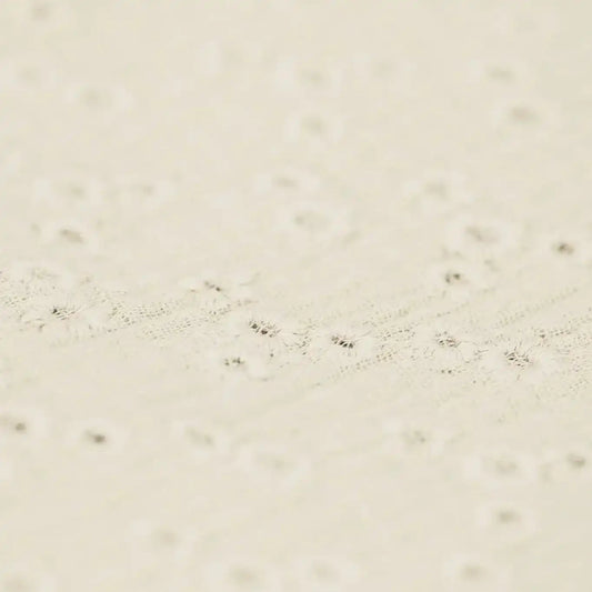 Musselin Embroidery Millefleurs natural - Stoff bei elli&else