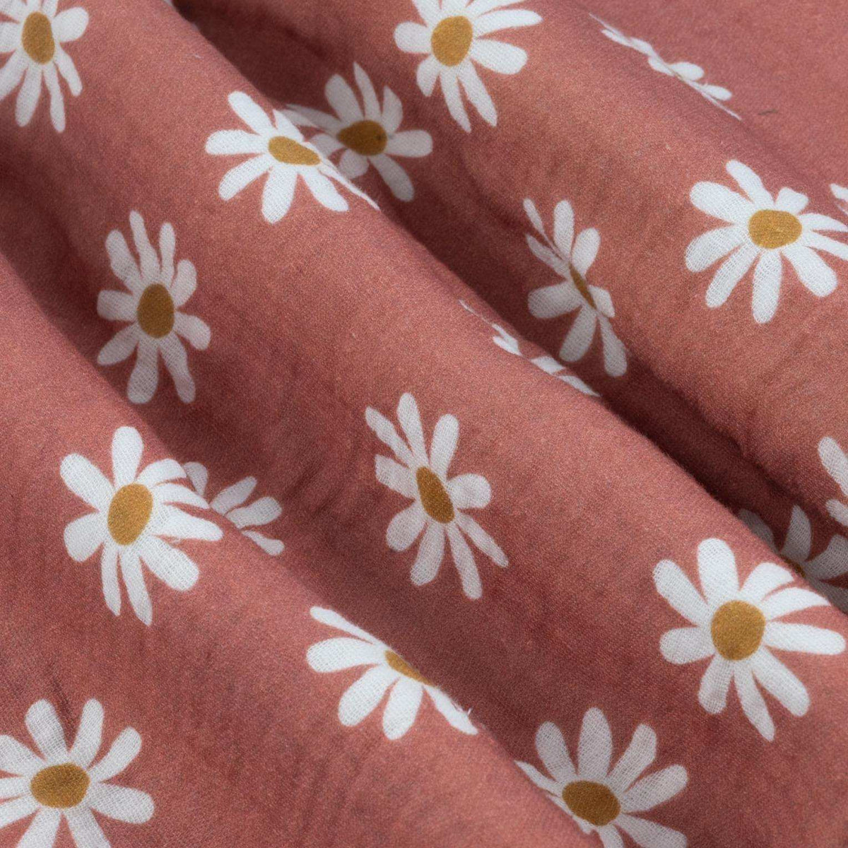 Musselin Gänseblümchen clay - Eigenproduktion - Stoff bei elli&else