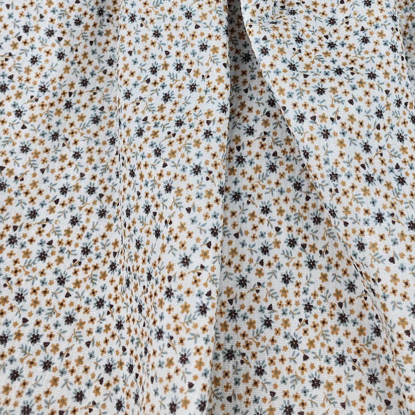 Musselin Millefleurs kakao Meterware - elli&else