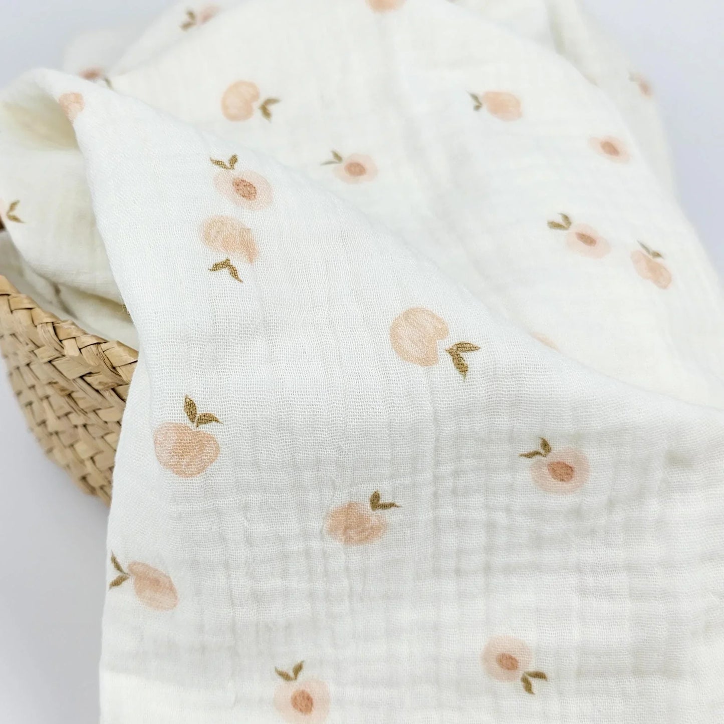 Musselin Sweet Peaches Meterware - elli&else