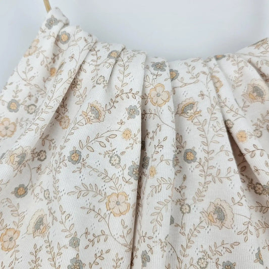 Pointelle Büten und Blätter | Family Fabrics - Stoff bei elli&else