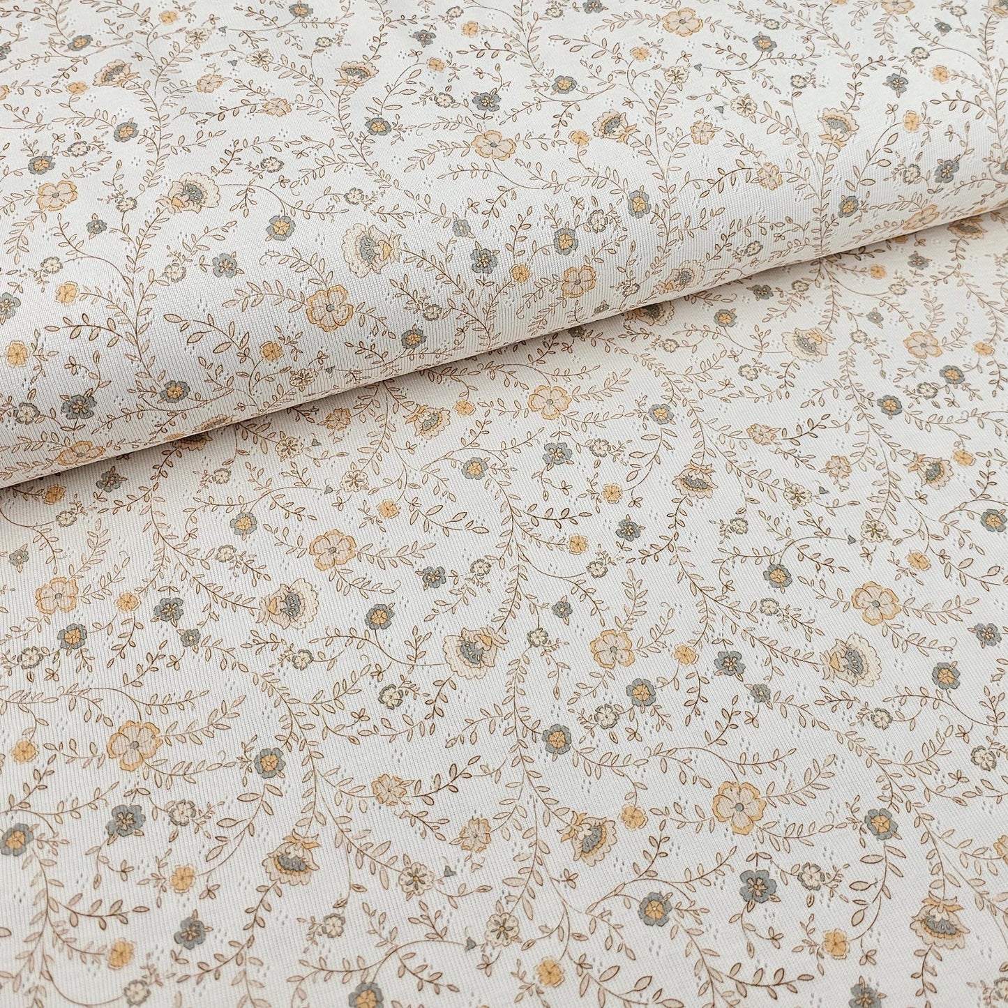 Pointoille Büten und Blätter Meterware - elli&else