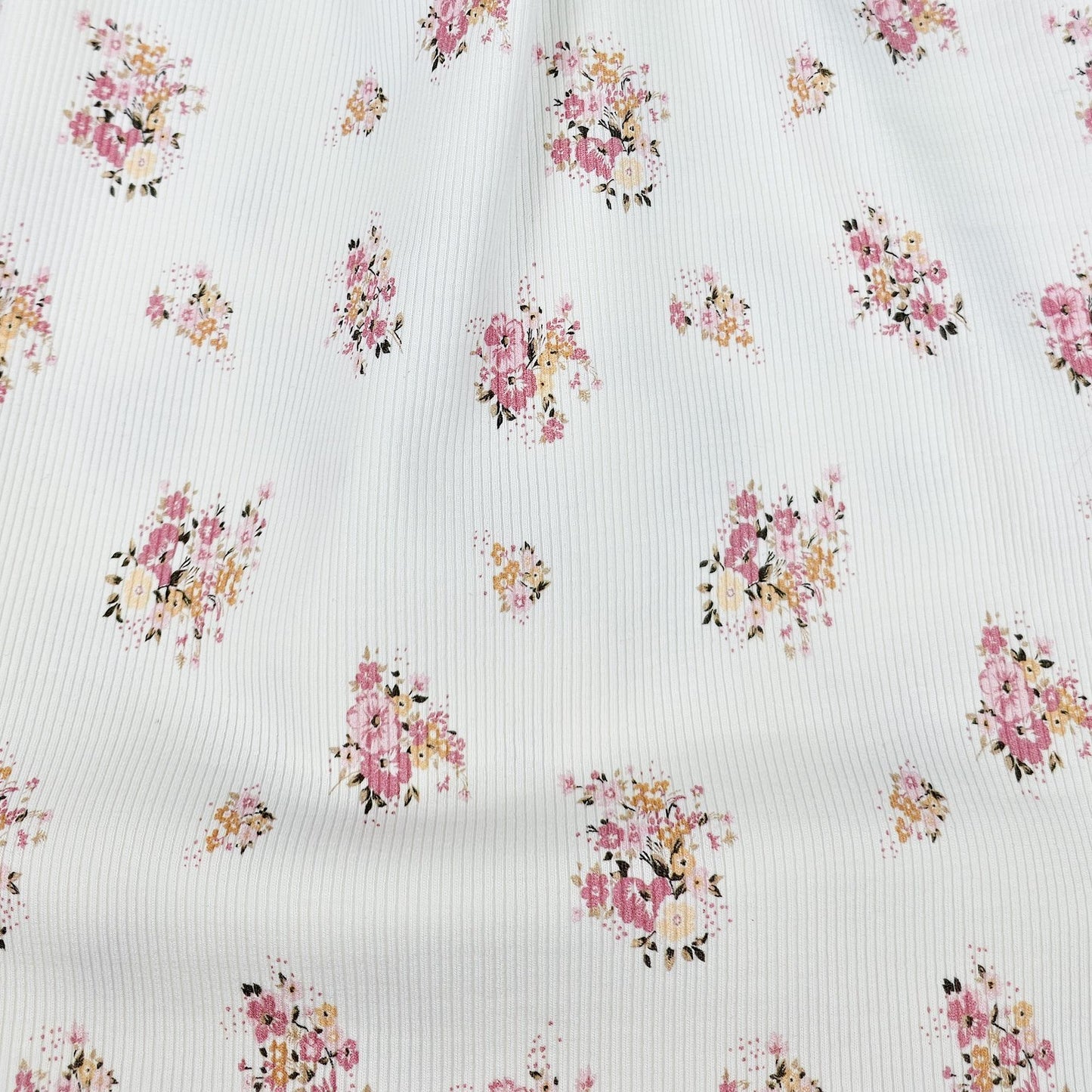 Rib Jersey Blumenstrauß Meterware - elli&else