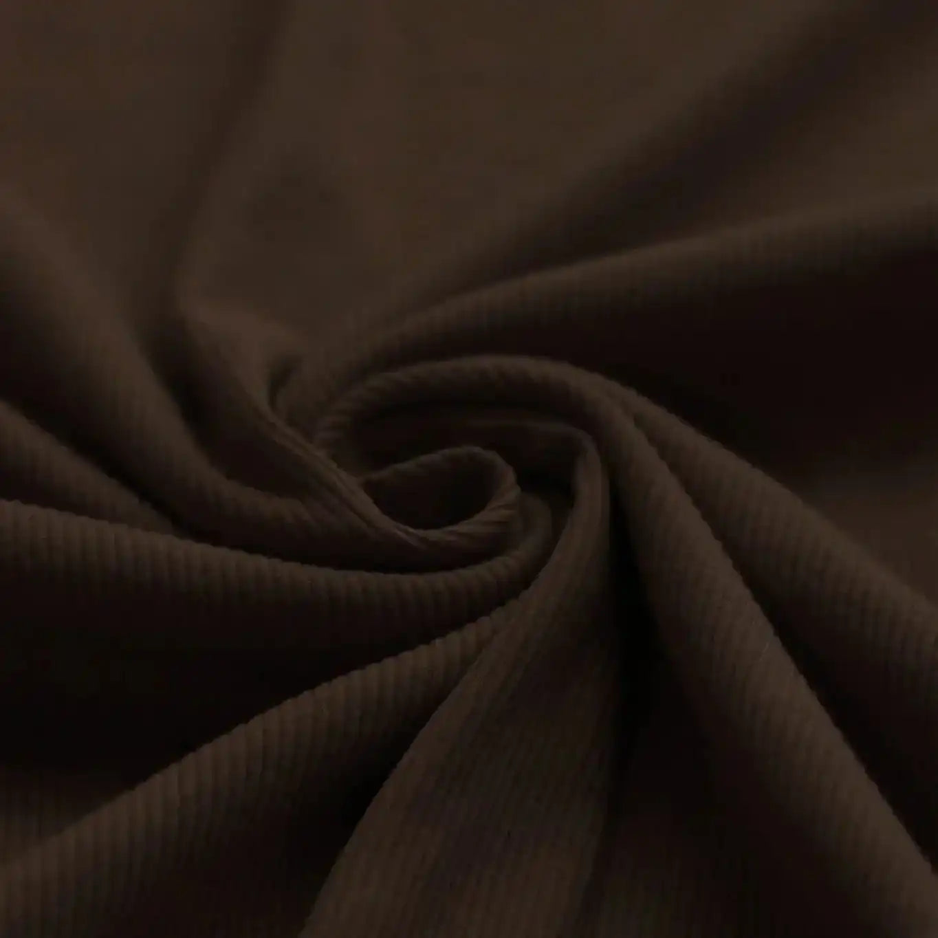 Rib Jersey chocolate - Stoff bei elli&else