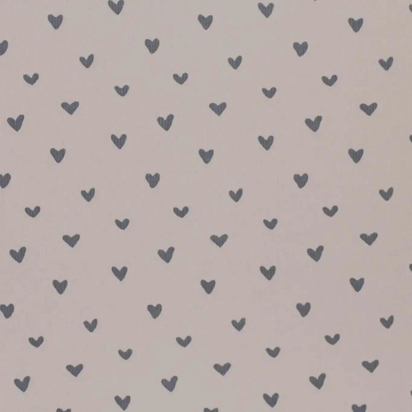 Rib Jersey Herzen beige Meterware - elli&else