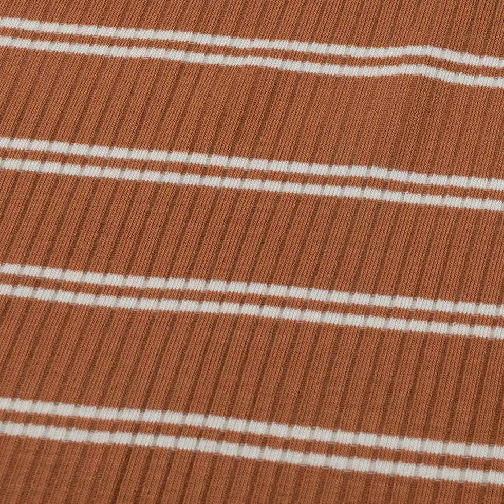 Ribbed Modal-Jersey mit Streifen | meetMilk - Stoff bei elli&else