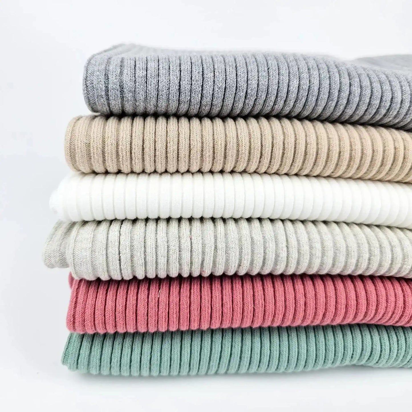 Rip-Bündchen | Heavy Rib - wollweiß - Stoff bei elli&else