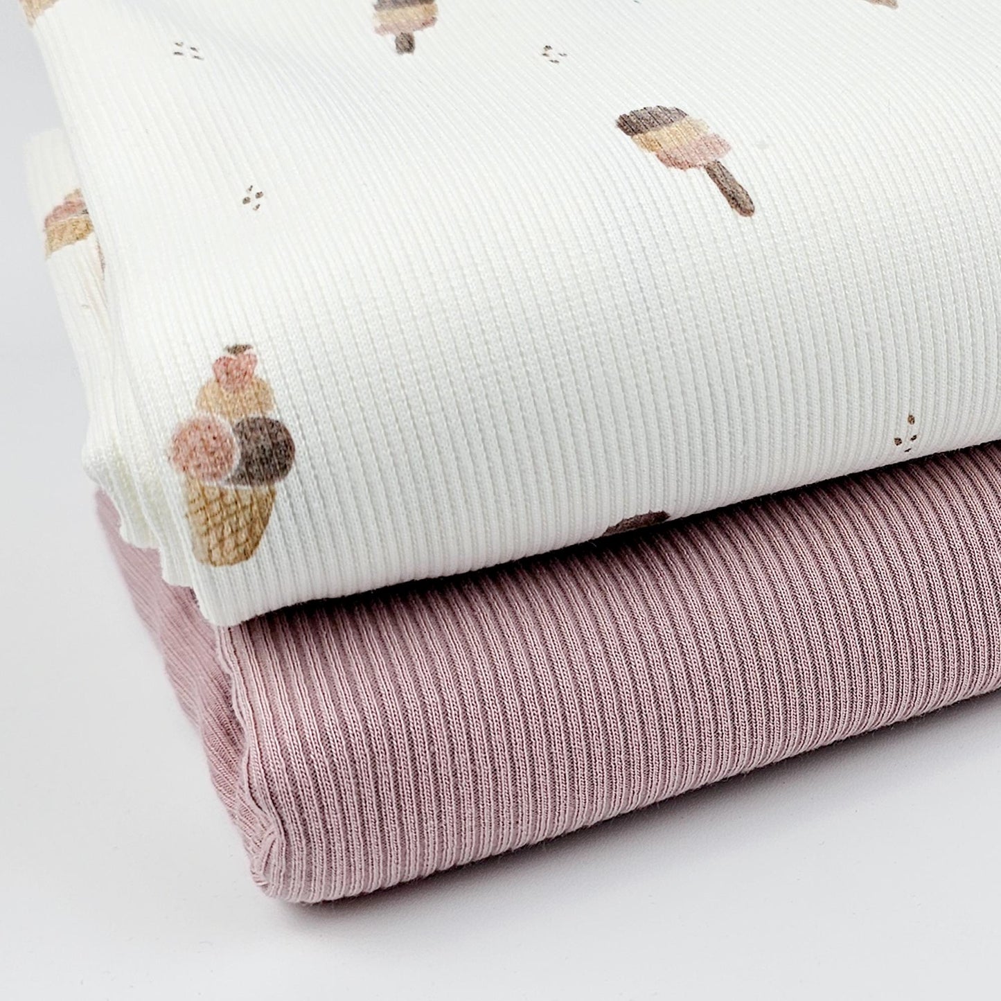 Rippjersey Eis klein Meterware - elli&else