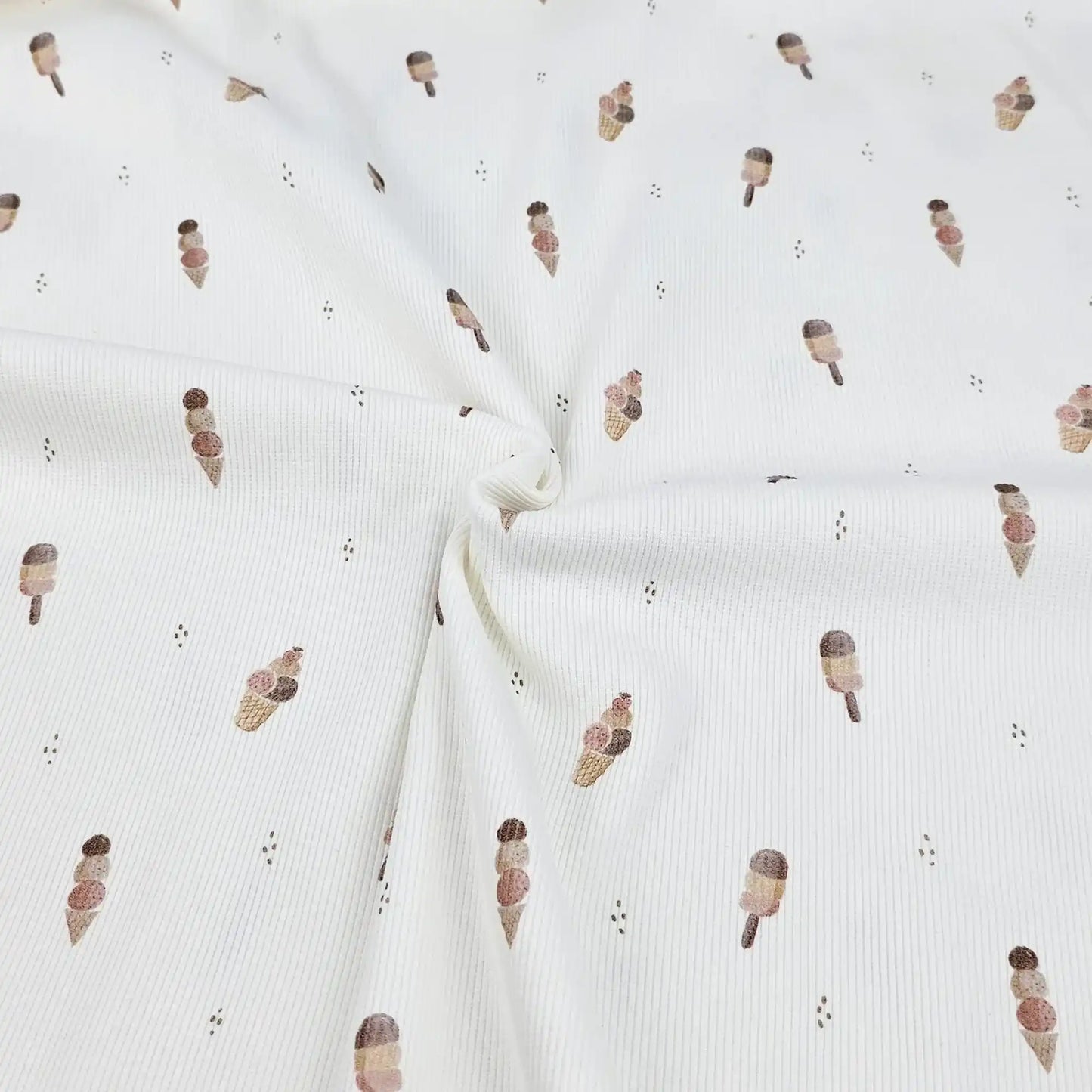 Rippjersey Eis klein - Stoff bei elli&else