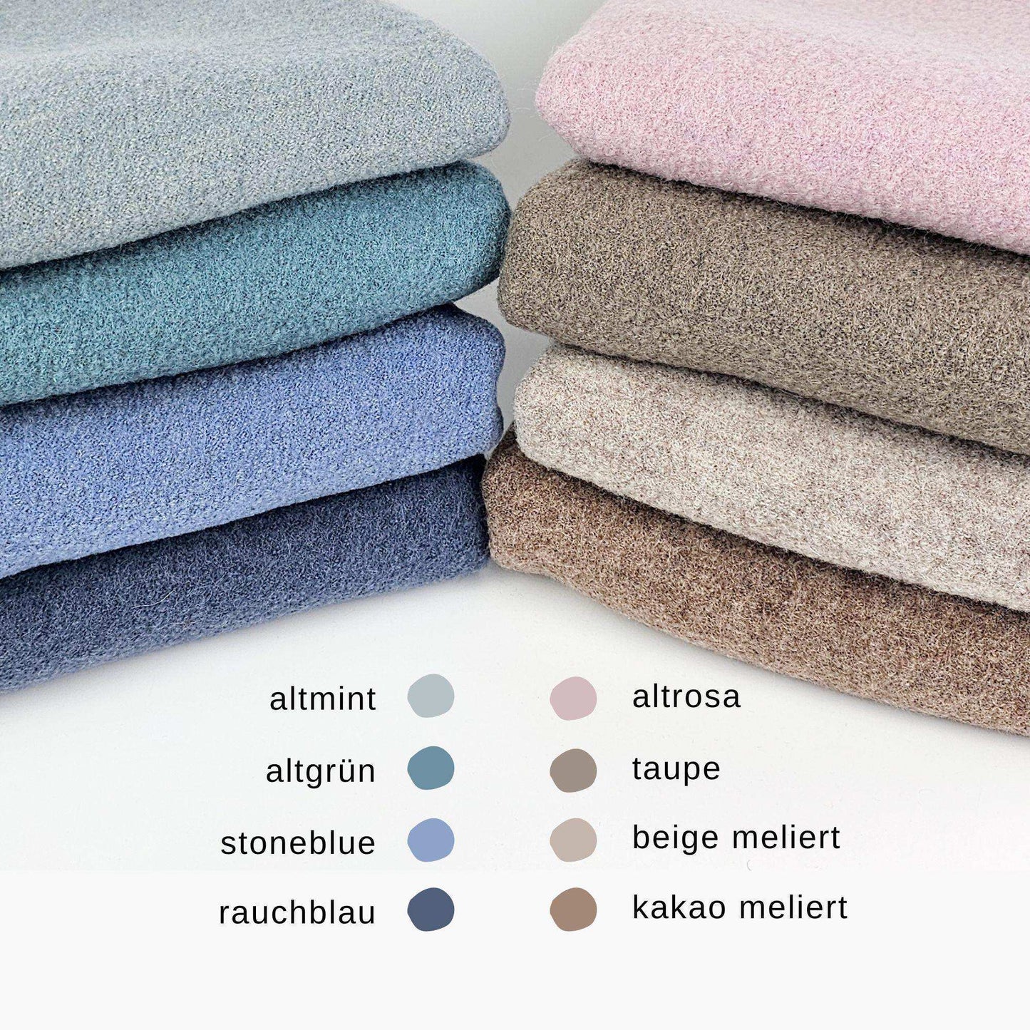 SWAFING Wollwalk Naomi - taupe - Stoff bei elli&else