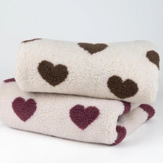 Teddy Stoff Herzen - Stoff bei elli&else