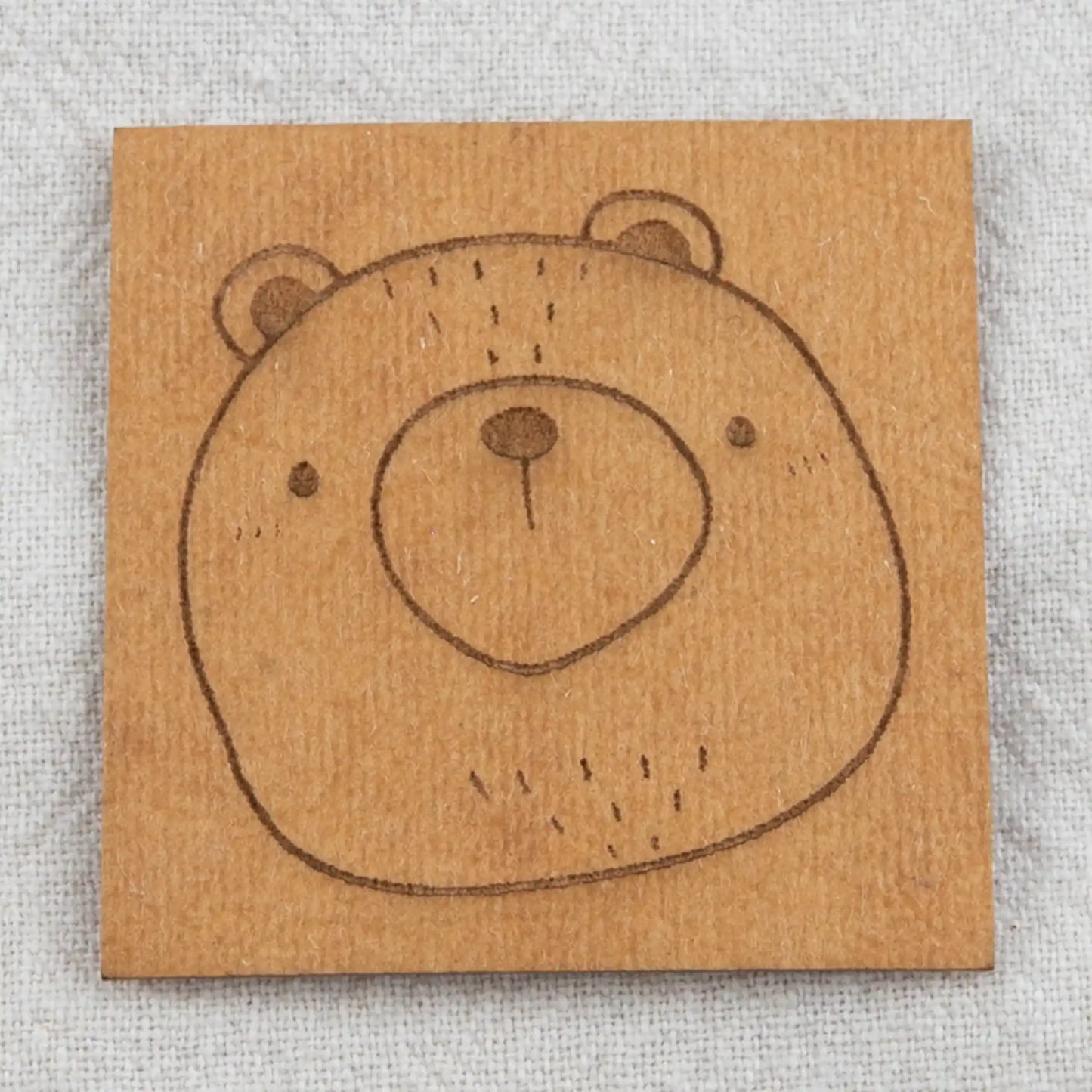 Kunstleder-Patch Bär - Stoff bei elli&else