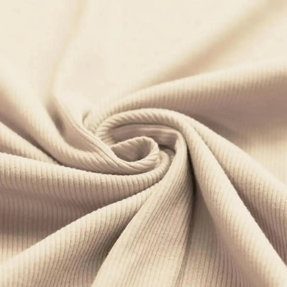 Rib Jersey vanille - Stoff bei elli&else