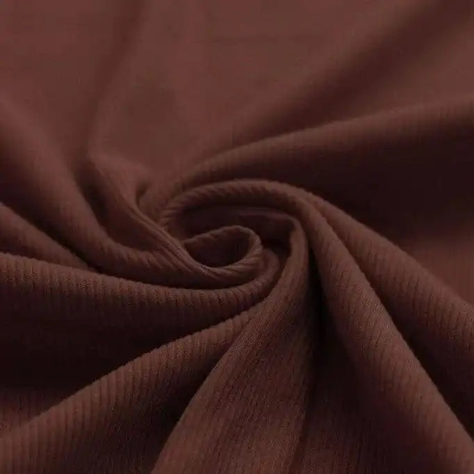Rib Jersey walnuss - Stoff bei elli&else