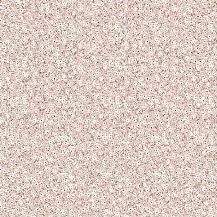 Musselin Petit Fleurs rosa - Family Fabrics - Stoff bei elli&else