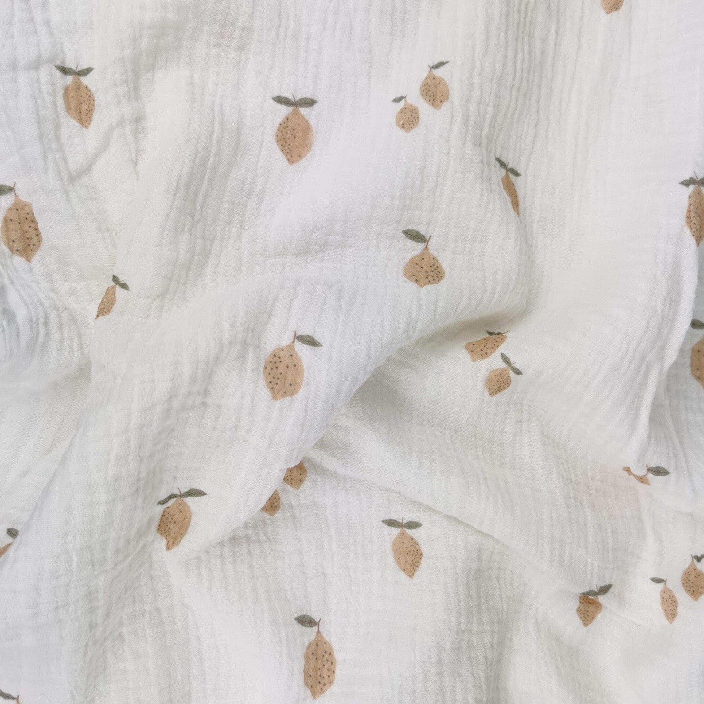 Musselin Zitronen - Family Fabrics - Stoff bei elli&else