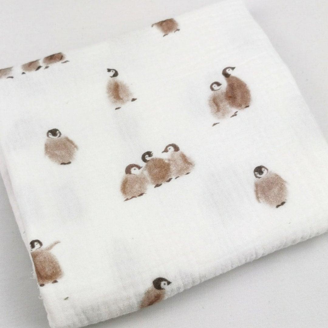 Musselin Pinguine - Family Fabrics - elli&else