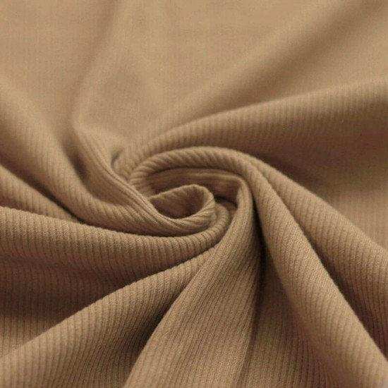 Rib Jersey Blumen beige - Stoff bei elli&else