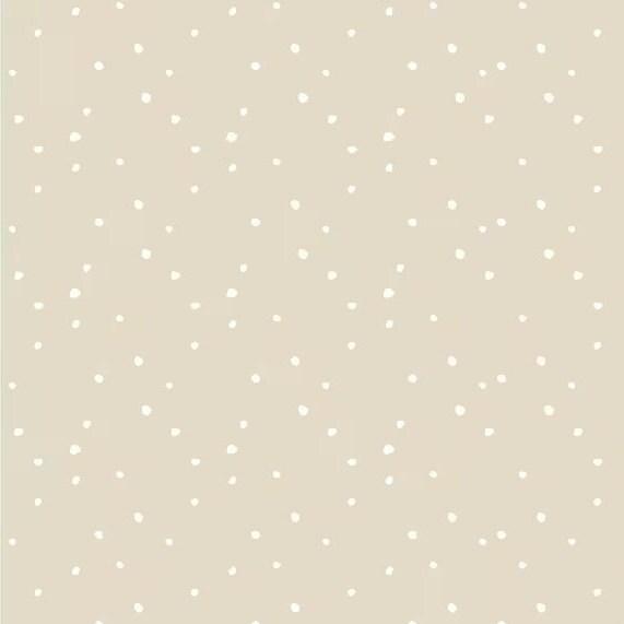 Bio Rib Jersey Konfetti Dots beige von Tygdrömmar - elli&else